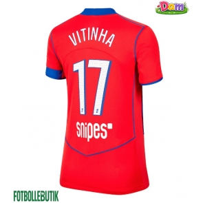 Paris Saint-Germain Vitinha #17 Tredje Tröja Kvinnor 2025-26 Kortärmad